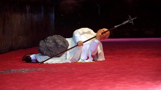 Das Werk "La nona ora" des Künstlers Maurizio Cattelan