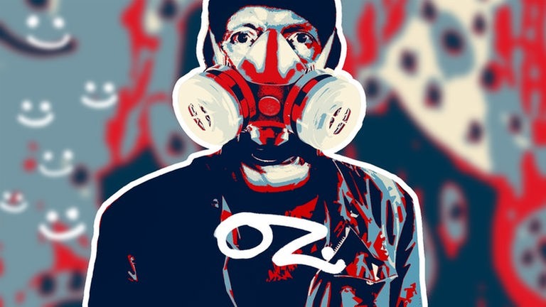 Cover OZ. Graffiti-Künstler. Schmierfink. Rebell.