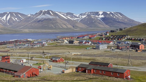 Longyearbyen im Sommer