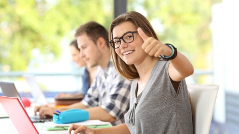 Schüler haben Spaß am Lernen