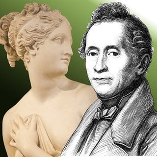 Marmorstatue einer Venus und Joseph von Eichendorff: 