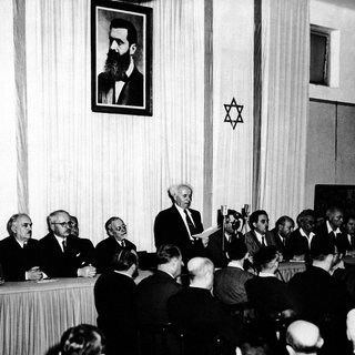 Proklamation des Staates Israel am 14. Mai 1948