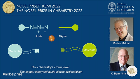 Chemie-Nobelpreisgewinner Morten Meldal und K. Barry Sharpless mit Click-Chemie
