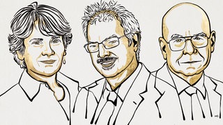 Illustration der Nobelpreisträger Chemie 2022