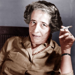 Die Philosophin Hannah Arendt (1906 - 1975), 1963