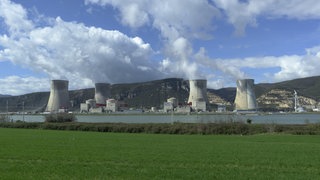 Kernkraftwerk Cruas an der Rhône, bei Montelimar, Frankreich