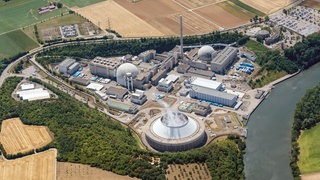 Symbolbild: Luftbild, Atomkraftwerk Neckarwestheim