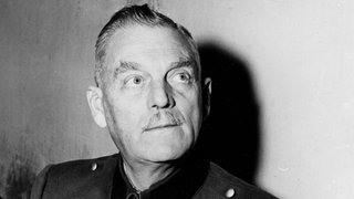 Wilhelm Keitel im November 1945 in seiner Zelle in Nürnberg