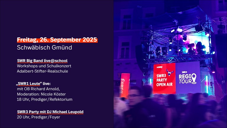 SWR Regiotour: Das gesamte Programm