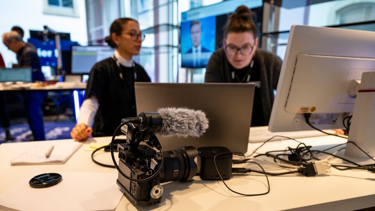 Das PopUp Studio der SWR Regiotour 2025 in Schwäbisch Gmünd