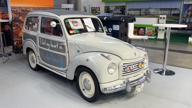 Auto mit Heidelberg-Schriftzug