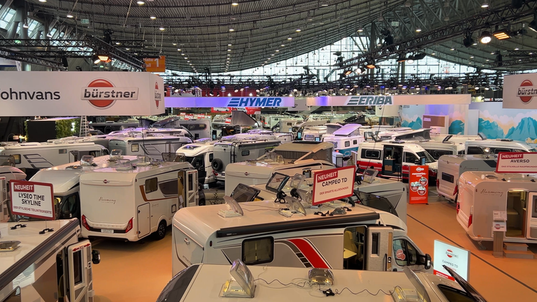 Ausblick auf Wohnmobile bei der CMT