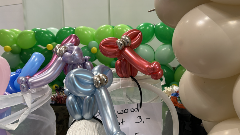 Zwergelefanten aus Luftballons