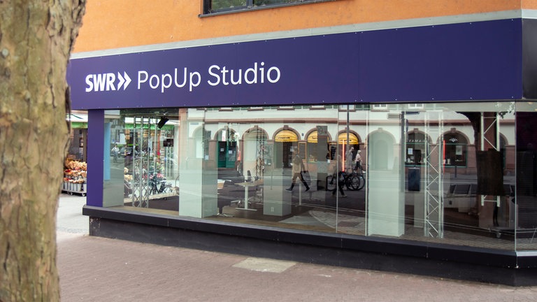Das SWR PopUp Studio in der Mainzer Betzelsstraße 27