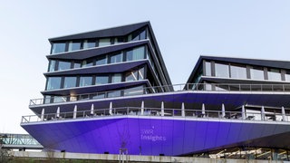 Das Medienzentrum des SWR in Baden-Baden.