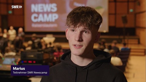 SWR Newscamp Teilnehmer Marius