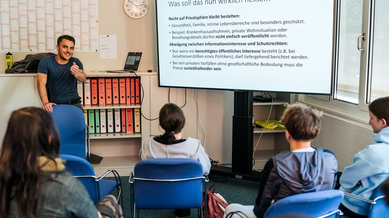 Newscamp im SWR Studio Freiburg