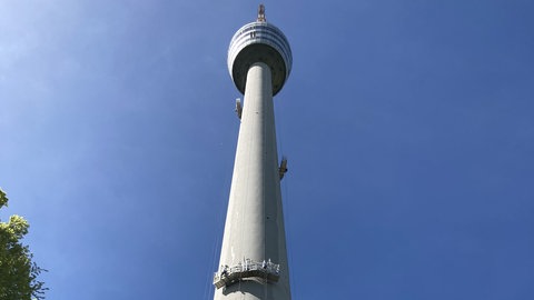 Betonsanierung am SWR Fernsehturm