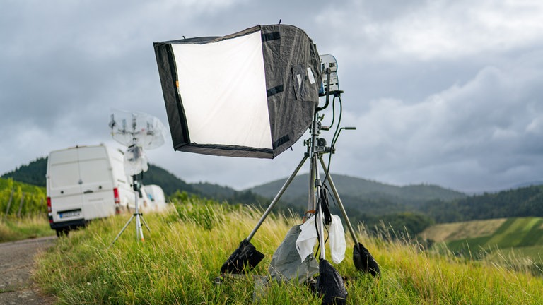 Am Set von Staffel 154 Der Fallers