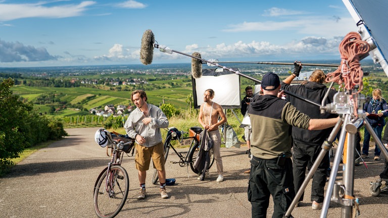 Am Set von Staffel 154 Der Fallers