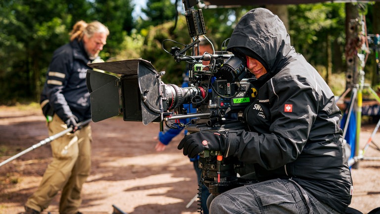 Am Set von Staffel 154 Der Fallers