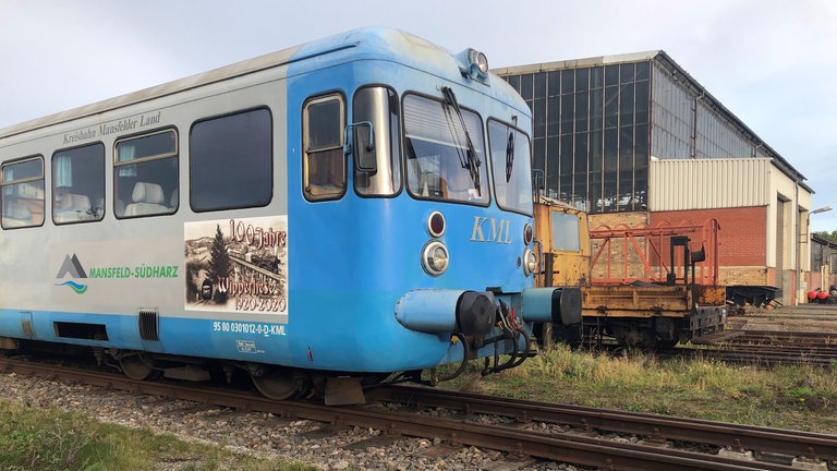 Auch die drei Esslinger Triebwagen der Wipperliese wurden in der Benndorf Bahnwerkstatt instandgesetzt. 