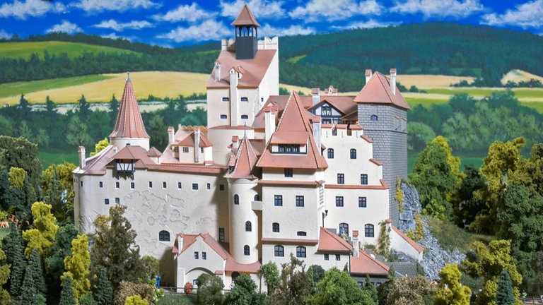 Im letzten Jahr schon als Modellstudie gezeigt: Schloss Bran von Faller.