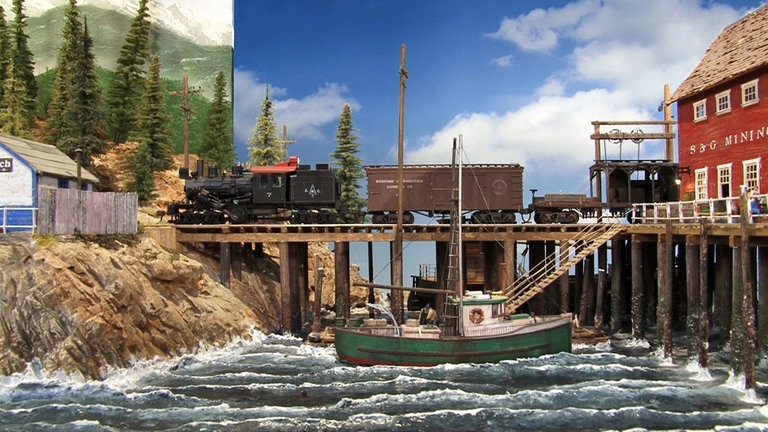 Modellbahnanlage „S&G Mining and Navigation Co.” 
