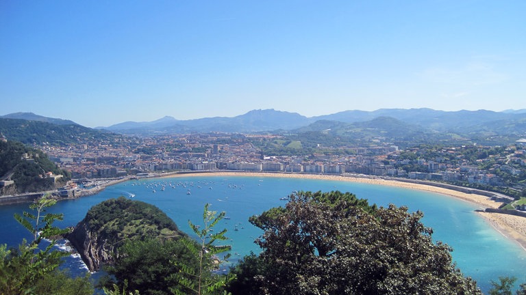 La Concha – die Muschel: der berühmte Strand von San Sebastian