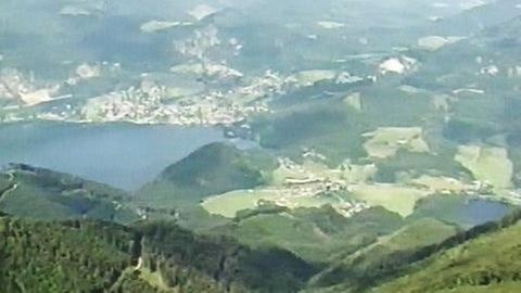 Sicht vom Schafberg auf das Umland