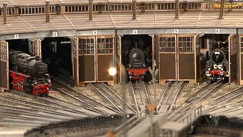 Eine Modelleisenbahn
