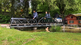 Christian Landenberger verbringt viele Samstage als Lokführer am Katzensee