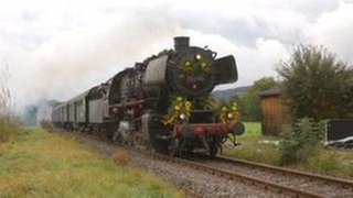 Jubiläumsdampfzug auf der Wieslauftalbahn
