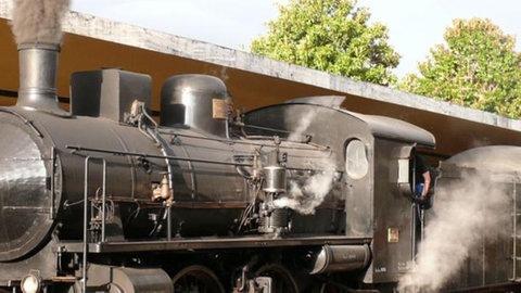 Dampflok 640 003 in Siena