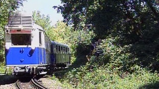 Die Kindereisenbahn wurde 1949 errichtet.
