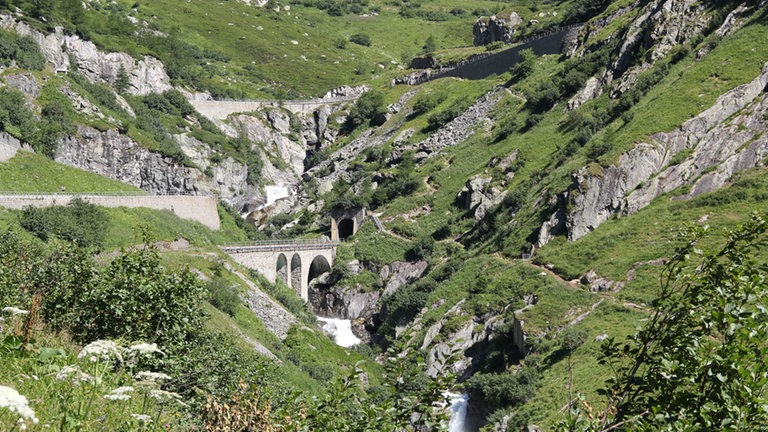 Ausfahrt nach Kehrtunnel