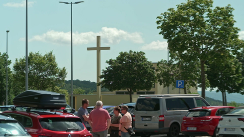 Autobahn-Kapelle bei der Raststätte Hegau.
