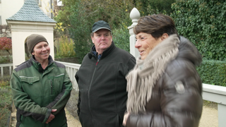 Sonja im Pomeranzengarten in Leonberg.