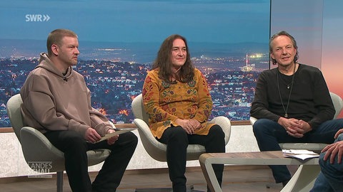 Christiane Simon, Markus Friedmann und Manuel Ahrens