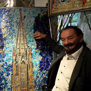Gestohlenes Bild vom Freiburger Münster wird von ehrlichem Käufer an den Künstler zurückgegeben