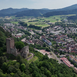 Panoramablick über Waldkirch.