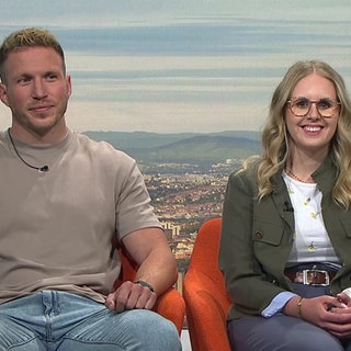 Leander Jerg und Carolin Mayer