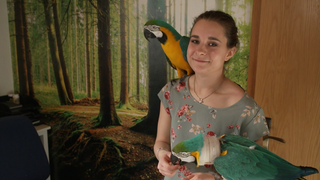 Anke Müller mit Ara