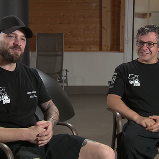 Kevin Reuschling und Franco Petrella