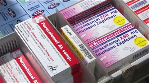 Frei verkäufliche Schmerzmittel im Apothekerauszug