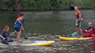 Fischerstechen auf SUP-Boards