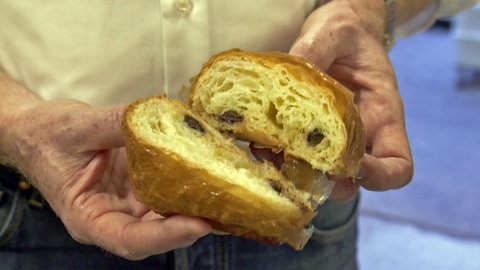 Pain au Chocolat mit Sauerteig