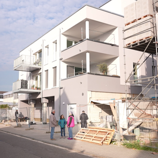 Ein Haus des genossenschaftlichen Wohnprojekts in Ingelheim.