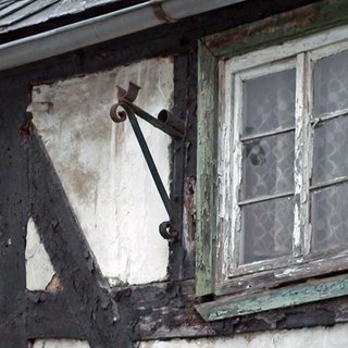 Detail 270 Jahre altes Fachwerkhaus in Betzdorf Scheuerfeld