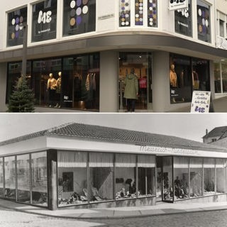 Modehaus Messerin in Bitburg, heute und gestern